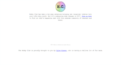Desktop Screenshot of hobbyclub.org