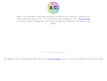 Tablet Screenshot of hobbyclub.org