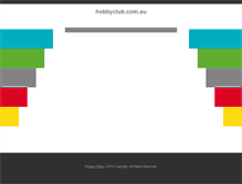 Tablet Screenshot of hobbyclub.com.au